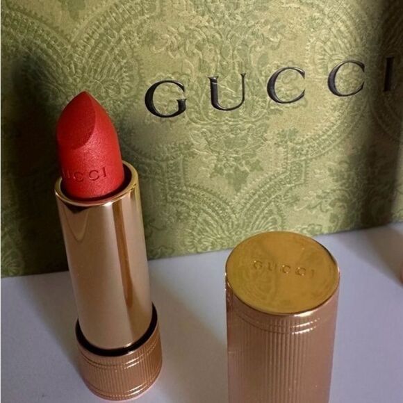 GUCCI ROUGE À LÈVRES MAT LIPSTICK – JANET RUST 505 - Picture 16 of 17